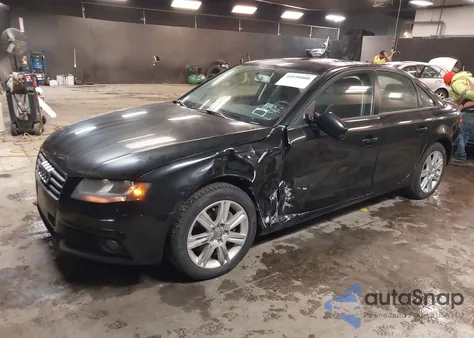 2011 Audi A4 2.0T Premium from USA, damaged, VIN WAUBFAFL3BN022026